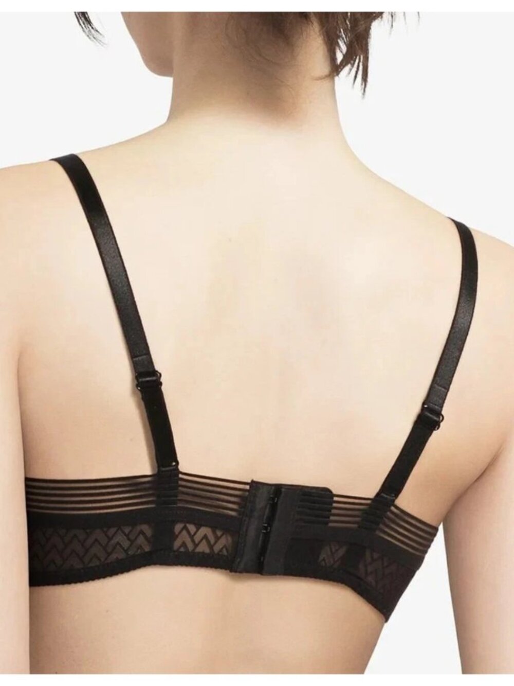 Passionata by Chantelle Manhattan Black Underwire Demi Bra sz 34C - Picture 2 of 7